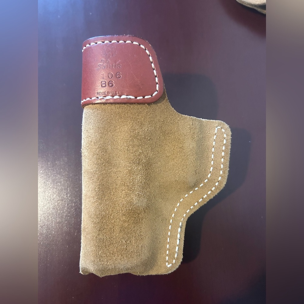 De Santis Brown Suede Holster